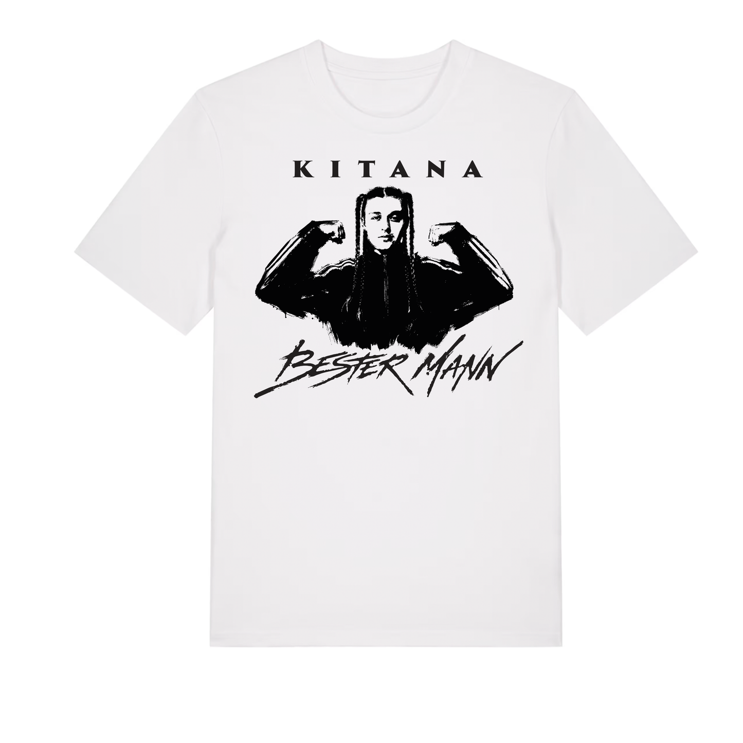 Kitana - "Bester Mann" - T-Shirt (Weiß) | Pre-Order