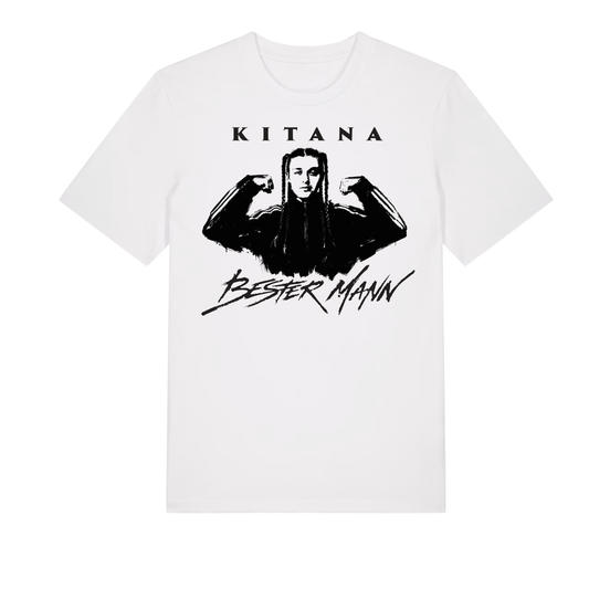Kitana - "Bester Mann" - T-Shirt (Weiß) | Pre-Order